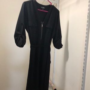 Black express T-shirt dress